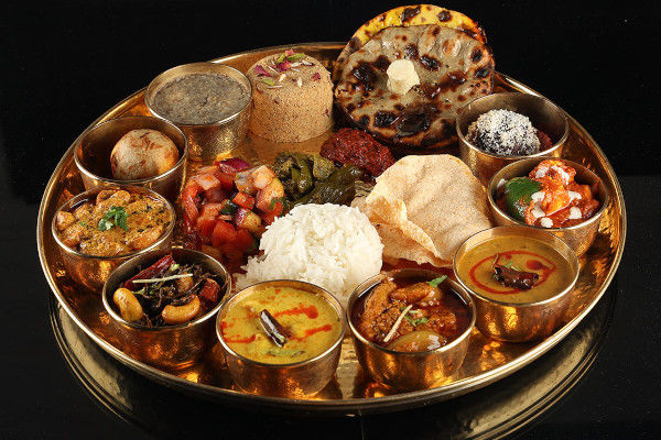 Lunch at a Traditional Rajasthani Restaurant