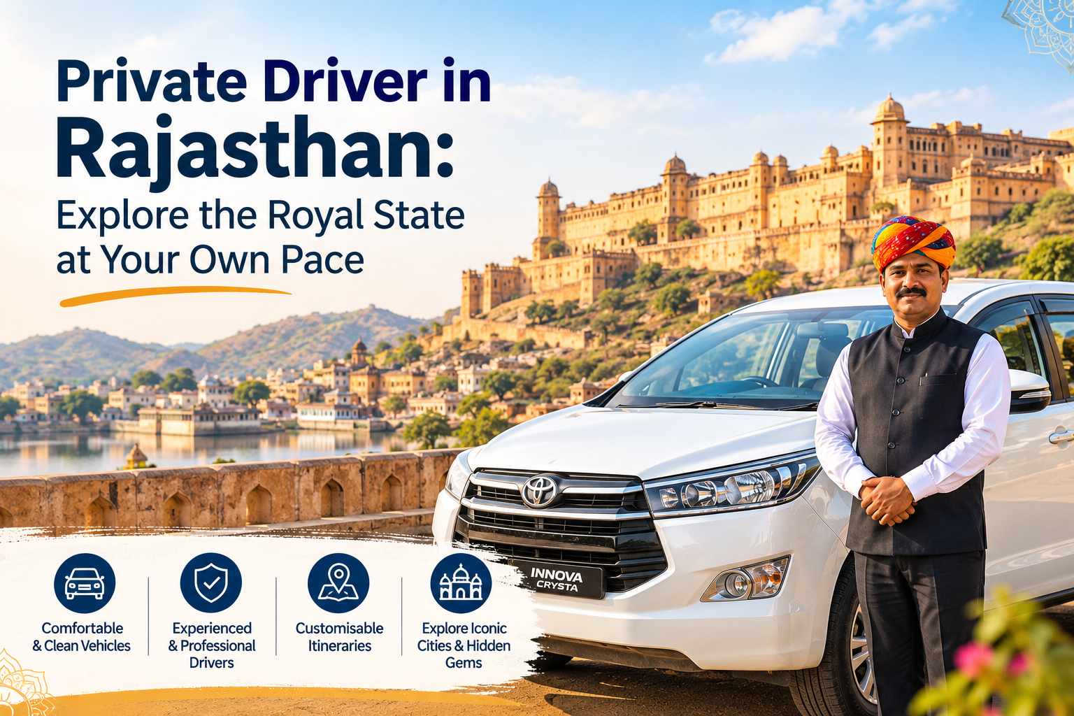 Private Driver in Rajasthan: Explore the Royal State at Your Own Pace