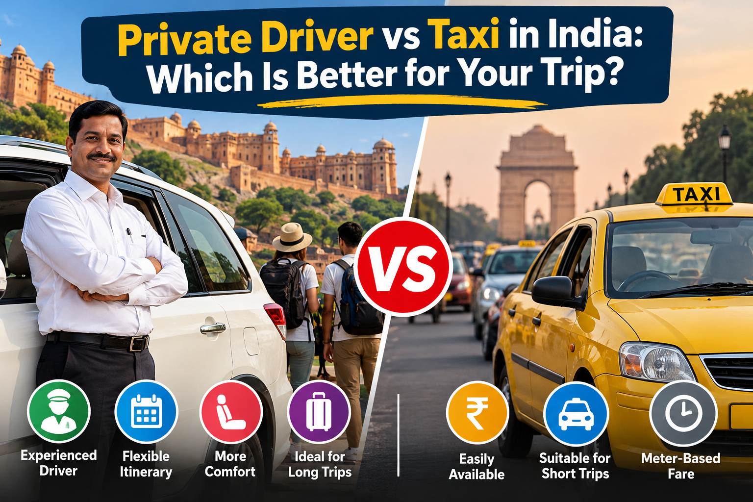 Private Driver vs Taxi in India: Which Is Better for Your Trip?