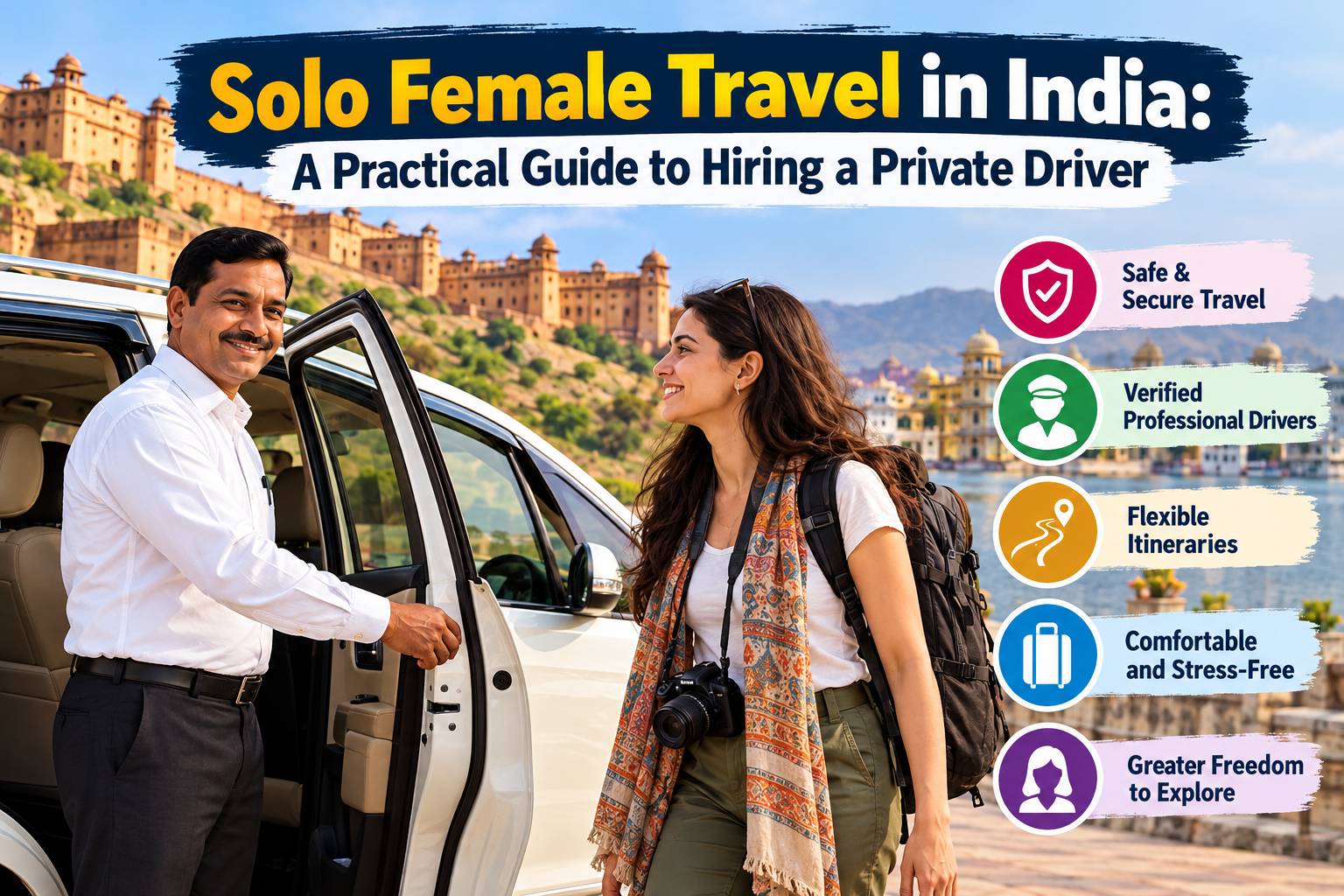 Solo Female Travel in India: A Practical Guide to Hiring a Private Driver
